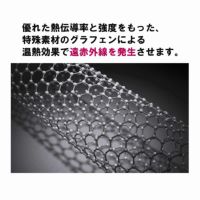 RABLISS 音楽機能付 アイリラクゼーション　グラフェンの熱伝導で遠赤外線を発生させる